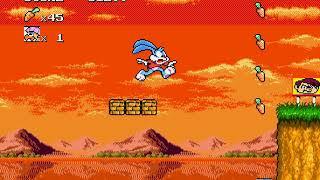 Tiny Toon Adventures: Buster's Hidden Treasure (Genesis) Full Longplay