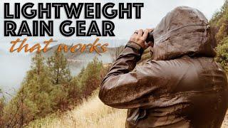 Lightweight Rain Gear That Works - BlackOvis Hailstone 2.0 Jacket & Pant