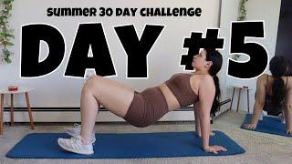 Day #5 Summer Body 30 Day Workout Challenge Beginner Friendly At Home