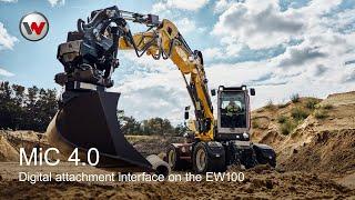 When excavators and attachments speak the same language - EW100 from Wacker Neuson with MiC4.0