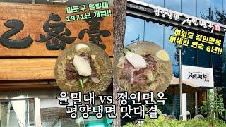 [평양냉면 맛집 비교] 을밀대 vs 정인면옥, 위너는?