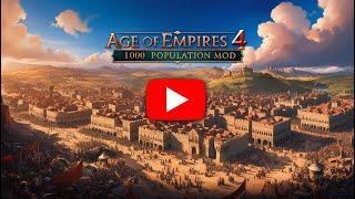 Age of Empires IV Live Gameplay 1000 Population Mod!