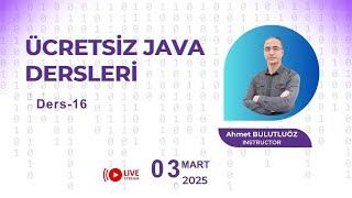 ÜCRETSİZ JAVA DERSLERİ DERS -16