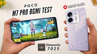 Poco M7 Pro 5G BGMI Test With FPS Meter, Heating & Battery Test | Shocking Result 