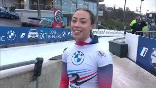 IBSF Women's skeleton Heat 1 Winterberg 2022-2023 World-cup 4