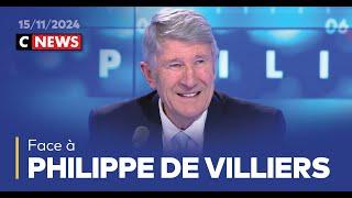 Face à Philippe de Villiers / 15 novembre 2024 (CNews)