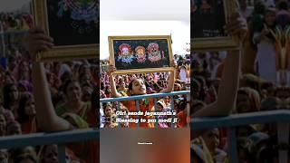 girl send's lord jagannath's blessings to pm Modi || jai jagannath #shortsfeed