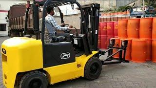 Godrej Forklift with Drum Handling #Attachment