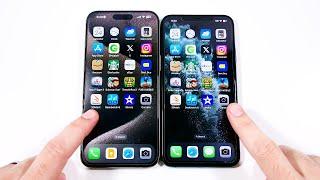 iPhone 15 Pro Max vs iPhone 11 Pro Max Speed Test