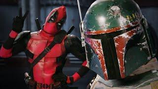 Deadpool vs Boba Fett. Epic Rap Battles of History