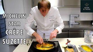 Crêpe Suzette with orange & Grand Marnier by Thijs Vervloet at 2 star restaurant Colette De Vijvers