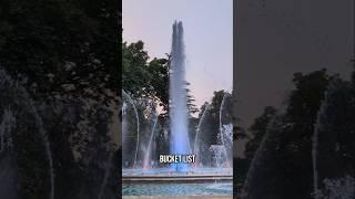 The Music Fountain on Margaret Island.#hungary #budapest #travel #solo