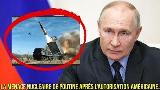 LA MENACE NUCLÉAIRE RUSSE A ÉVOLUÉ APRÈS…|UKRAINE A FRAPPÉ LA RUSSIE AVEC DES MISSILES ATCMS..