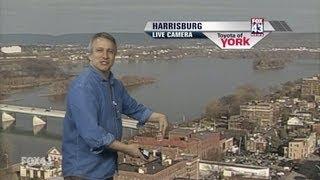 Balki (Bronson Pinchot) and Eddie Munster (Butch Patrick) visit FOX43 Morning News