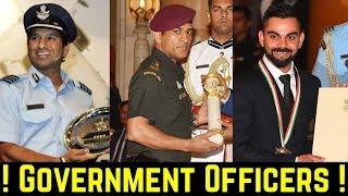 8 Indian Cricketers Who Are Government Officers | MS Dhoni | World Cup 2019