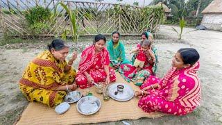 আজ পরিবারের সবাইমিলে টকঝাল আলুকাবলি বানিয়ে খেলাম