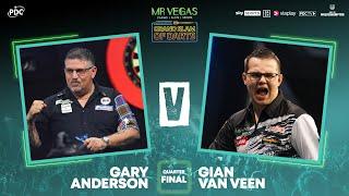 2024 Mr Vegas Grand Slam of Darts QF Gary Anderson v Gian van Veen