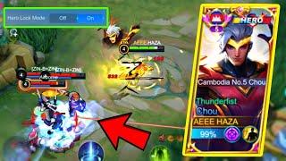 HOW TO CHOU USERS LOCK FOR COUNTER SUN (must watch) CHOU BEST BUILD AND META GAMEPLAY - MLBB