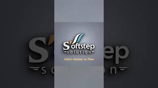 static() method in Java #static #directusage #shorts #trending #softstep #softstepsolution