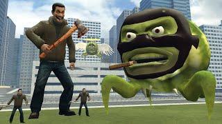 LIN GANG MELON BOMBER VS AXEMAN BOSS In Garry`s Mod!