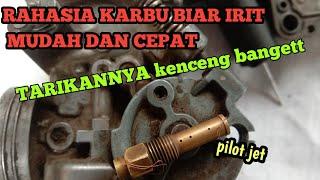 CARA MENGATASI MOTOR MIO BOROS BENGSIN || SETTING KARBU VAKUM || GUDANG ILMU OTOMOTIF