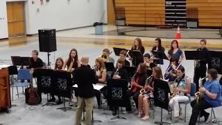 20140506 LJHS Jazz Band - Bob Cagle III on trombone