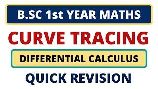 Curve Tracing | B.SC 1st Year Maths | Important Question & Concept Revision | Differential Calculus