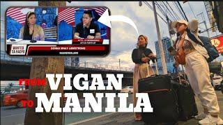 TRAVELLING FROM VIGAN CITY TO MANILA TO ASK RAFFY TULFO FOR A HELP | MY INTERVIEW