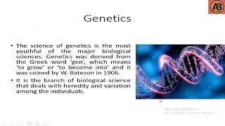 What is Genetics ।। "Learn with AB Tusar"