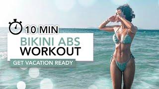 10 MIN BIKINI ABS WORKOUT | Tiny & Toned Waist | Eylem Abaci