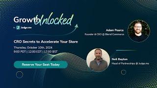 Growth Unlocked: CRO Secrets To Accelerate Your Store