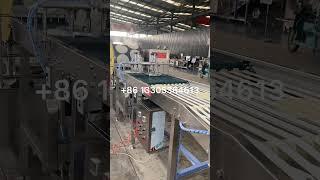 Automatic pancake forming cutting folding frying production line #crepe