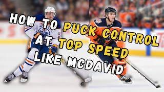 How Connor McDavid Puck Controls at Top Speed