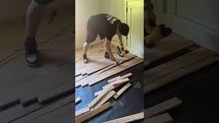 Installation of wood floors #ricardofloors #shortyoutube