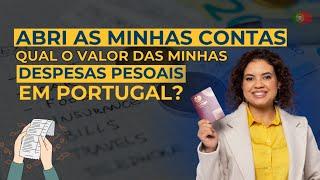 Meu custo de vida em Portugal para vocês!