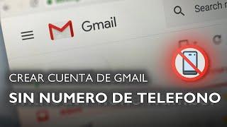 Como Crear Correo Electronico Gmail sin Numero