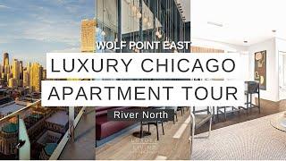 Downtown Chicago Apartment 1-Bed Tour | Wolf Point East in River North With Floor-to-Ceiling Windows