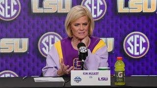 LSU Kim Mulkey LOSS to Texas in SEC tournament postgame, plus Bob Starkey and Mikaylah Williams