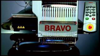 Melco Amaya Bravo 16-Needle Commercial Embroidery Machine Feature Video