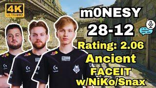 m0NESY w/NiKo/Snax (Ancient) | FACEIT Ranked | Sep 19, 2024 #cs2 #pov