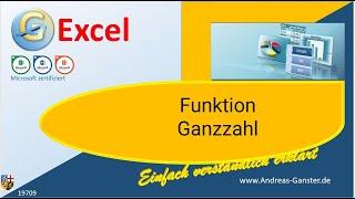 Funktion Ganzzahl, um auf eine ganze Zahl abzurunden | Excel Tipp 11171 | Ganster