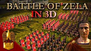 Battle of Zela (IN 3D) - Julius Caesar Vs Pharnaces II of Pontus  47 B.C.E.