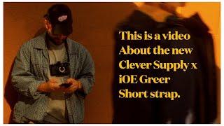 The Joe Greer signature camera strap: iOE x Clever Supply co Short Strap