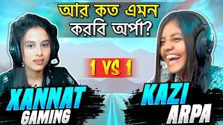 Kazi Arpa VS Xannatgaming || 1 VS 1 || Non Scripted Match