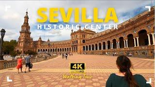 Explore Sevilla's Historic Center in Stunning 4K Walk | Cathedral de Sevilla to Plaza de España 