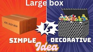 Cardboard craft ideas for home decorations | Art And Craft ideas for home decorations |glitter sheet