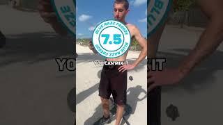 Trying SEEQ Blue Razz Protein at Muscle Beach  #shorts