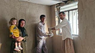 Continuous effort of Razia and start plastering