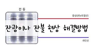 메터테크 4편 - LED등 잔광현상 및 잔불현상의 원인과 잔광콘덴서로 쉽게 해결하는 방법