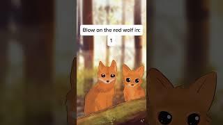 A breeze for the red wolf #redwolf #breathe #calming #animation